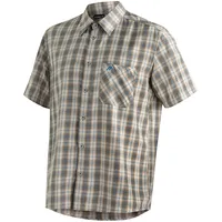 Maier Sports Mauro Kurzarmhemd - Brown Check - L