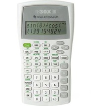 Texas Instruments TI-30X IIB Wissenschaftlicher Taschenrechner weiß