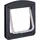 Relaxdays Katzenklappe 4 Wege 22 cm x 20 cm Schwarz