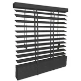 Sol Royal Holzjalousie 105 x 180 cm Schwarz