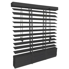 Sol Royal Holzjalousie 105 x 180 cm Schwarz