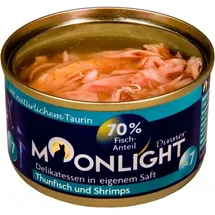 MOONLIGHT Katzennassfutter Nr. 7 Thunfisch und Shrimps 80 g