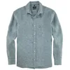 OLYMP Leinenhemd 4026/54 Hemden grau|grün L