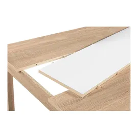 byLIVING Esstisch NORI, Breite 160 cm Artisan Eiche (Eiche-Optik)/schwarz