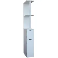 Hti-Living Raumteilerregal 118 cm Weiß