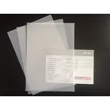 50 Blatt DIN A4 Transparentpapier klar - weiß 170g/m2 exzellente Durchsicht PREMIUM Qualität