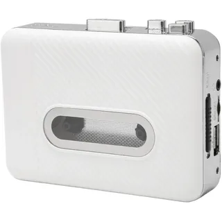 Kassettenspieler, Tragbarer Kassettenspieler, der MP3-Audiomusik über USB Aufnimmt, Walkman-Kassettenspieler mit Kopfhörer, Kassetten-zu-MP3-Konverter, Kompatibel mit Laptops für