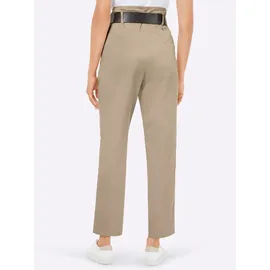 CREATION L Bundfaltenhose beige 48