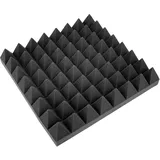 Omnitronic Akustikschaumstoff Pyramide schwarz 2 St. 50 x 50 x 10 cm