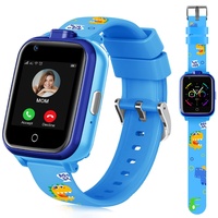LiveGo 4G Kinder-Smartwatch mit GPS-Tracker und Anrufen, HD-Touchscreen, Kinder-Handyuhr, kombiniert SMS, Videoanruf, SOS, Schrittzähler, 4G, Smartwatch für Kinder, Jungen, Mädchen, 6–12 (t13 blau)