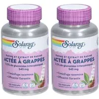 Solaray Actée à Grappes 545 mg Capsule(S) 2x120 pc(s)