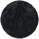 Ayyildiz Teppiche Fluffy 3500 Hochflorteppich Ø 160 cm anthrazit