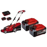 Einhell Akku-Rasenmäher RASARRO 36/40 Kit Power X-Change (36V, 40 cm Schnittbreite, bis 500 m2, Brushless, 50L Fangkorb, 25-75 mm Schnitthöhe, inkl. 2X 4,0Ah Akku, 2X 5,2 Ah Akku + Twincharger)