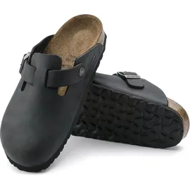 Birkenstock Boston Nubukleder geölt schwarz 42