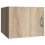Lomadox Aufsatzschrank MIAMI-43 Eiche, Tür rechts oder links, ca. 50/40/54 cm braun 50 cm x 40 cm x 54 cm