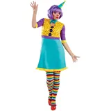 Fun Shack Clown Kostüm Damen, Kostüm Clown Damen, ClownKostüm Damen, Damen Clown Kostüm, Faschingskostüm Clown Damen, Clown Kostüm Erwachsene, Clown Kostüm Damen Fasching L - L