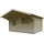 Kiehn-Holz Gartenhaus Dimberg 4,37 x 4,23 m Beige