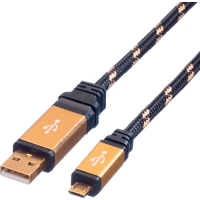 Roline Roline USB-Kabel USB 2.0 USB-A Stecker, USB-Micro-B Stecker