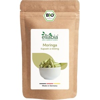 Bio Moringa Kapseln 100 Stück | Hochdosiert 1290mg Tagesdosis Moringa Oleifera in Premium Rohkost Qualität | 100% rein ohne Zusätze Vegan
