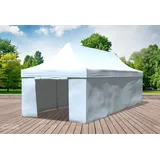 Faltpavillon Faltzelt Pavillon 3x9 Weiss Gartenzelt Klappzelt Wasserdicht