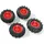 Rolly Toys Luftber. rot 310x95/325x110 je 2 Stk. für 325x110/ 310x95,