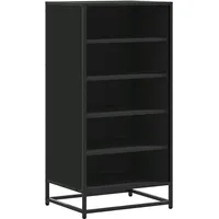 VidaXL Schuhregal Schwarz 48x38x97,5 cm Holzwerkstoff