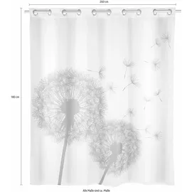 Wenko Duschvorhang Astera Flex 180 x 200 cm weiß
