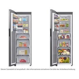 Samsung RZ80 Eintür-Gefriergerät (323 l, 1860 mm hoch, Silber)