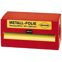 Record Metallfolie Messing 150 x 2500 x 0,050 mm