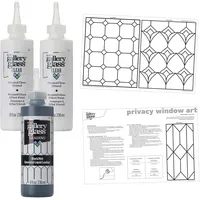 Gallery Glass, Buntglassverzierungen für Bastler, perfekt für Anfänger und Künstler, PROMOGGPW22, 236 ml, 4-teilig
