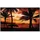 Papermoon Infrarotheizung Palm Beach in der Abenddämmerung 600 W bunt