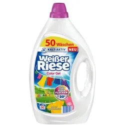 Weißer Riese Farbwaschmittel »Color Gel« 50 WL weiß