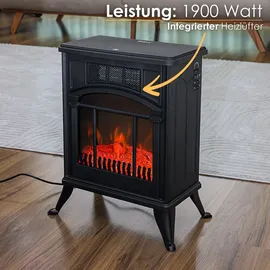 Zilan Elektrokamin schwarz
