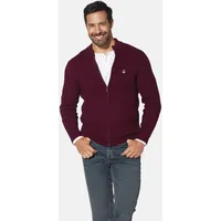 Jan Vanderstorm Strickjacke ONERVA in dunkelrot | Gr.: 7XL