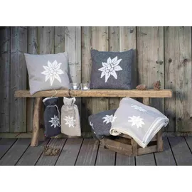 David Fussenegger Kissenhülle Carla Edelweiß Rauch