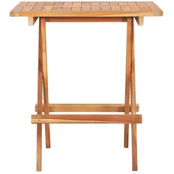 vidaXL Bistrotisch Klappbar 60x60x65 cm Massivholz Teak