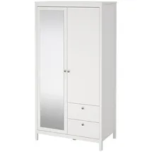 Tvilum Kleiderschrank Madrid 199 x 103 x 59 cm Weiß