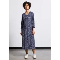 STREET ONE Midikleid Grafikprint Blau 34