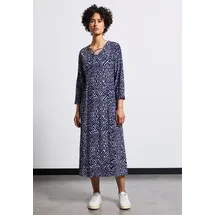 STREET ONE Midikleid Grafikprint Blau 34
