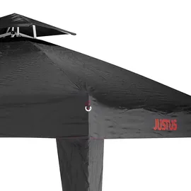 Justus Gartenpavillon 2,5 x 2,5 m schwarz