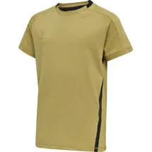 hummel Cima Xk kurzarm Fitnessshirt Kinder antique gold 152