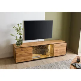 MASSIVMOEBEL24.DE Starnberg Lowboard 200x53x55 cm Natur Geölt Beige Massivholz