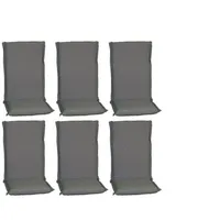 BEO Hochlehner Auflage 6 St. 40 x 40 x 5 cm grau