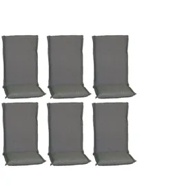 BEO Hochlehner Auflage 6 St. 40 x 40 x 5 cm grau