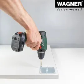 WAGNER Möbelbein/Systemrohr TENO - Ø 60 x 100 mm, individuell kombinierbar, Stahl verchromt, Tragkraft 50 kg - 12351701