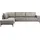 OTTO home Ecksofa OTTO HOME "OLAND L-Form, B: 289 cm, Skandi-Design", grau (taupe), B:289cm H:85cm T:210cm, 100% Polyester, Sofas, Ecksofa, Struktur, Flachgewebe, Luxus-Microfaser, Boucle