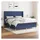 vidaXL Boxspringbett 180 x 200 cm Blau