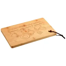 KESPER Schneid- und Servierbrett Holz 1 31,5 x 20,5 x 1,5 cm Braun