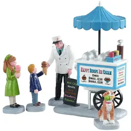Lemax - Happy Scoops Ice Cream Cart, Set of 5