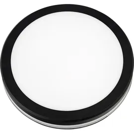 LUXULA LED Deckenleuchte 1 rund schwarz/weiß